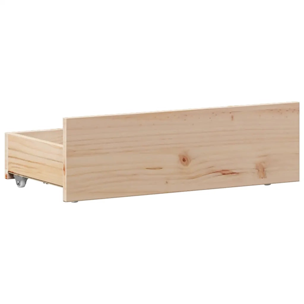 vidaXL Giroletto senza Materasso con Testiera 90x190 cm Massello Pino