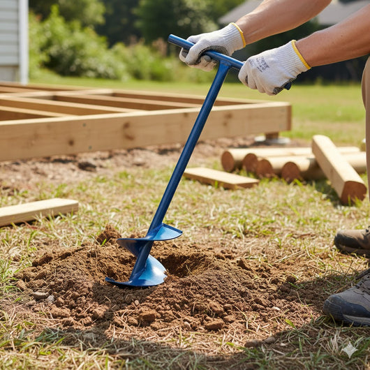 Trivella a Mano Siderurgia e Coperture Punta Elicoidale Acciaio 15 x 98 cm