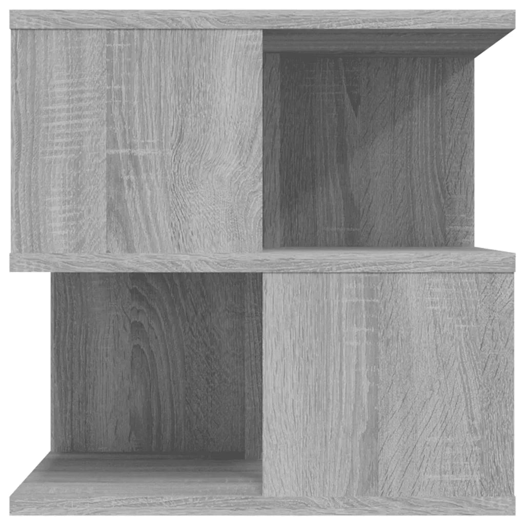 Tavolino Grigio Sonoma 40x40x40 cm in Legno Multistrato cod mxl 16628