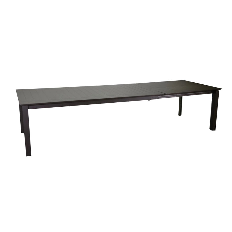 Tavolo alluminio El Paso allungabile marrone rettangolare cm 220/330x110h76