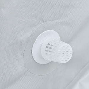 Piscina Fuori Terra Autoportante 252x152x65 cm con Filtro e Valvola Grigio