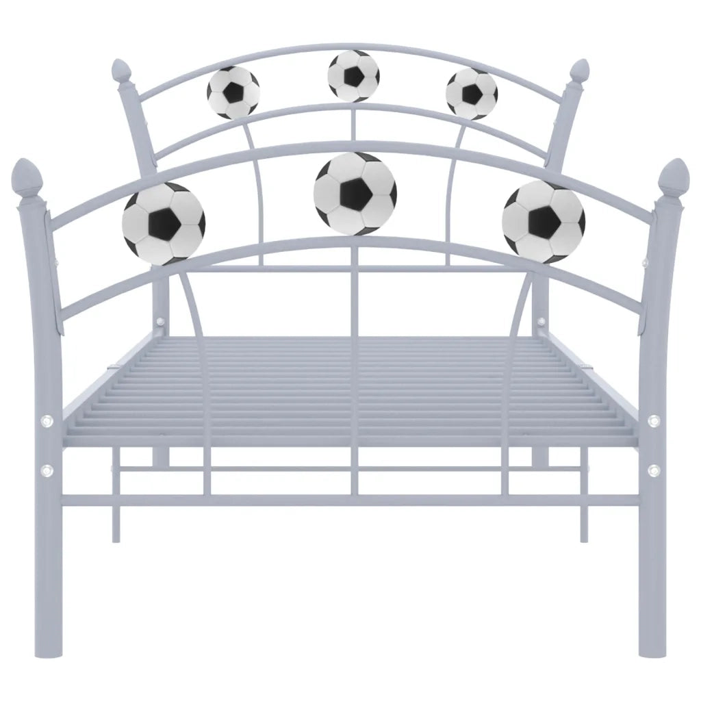 Giroletto con Motivo Calcio in Metallo Grigio 90x200 cm cod mxl 58984