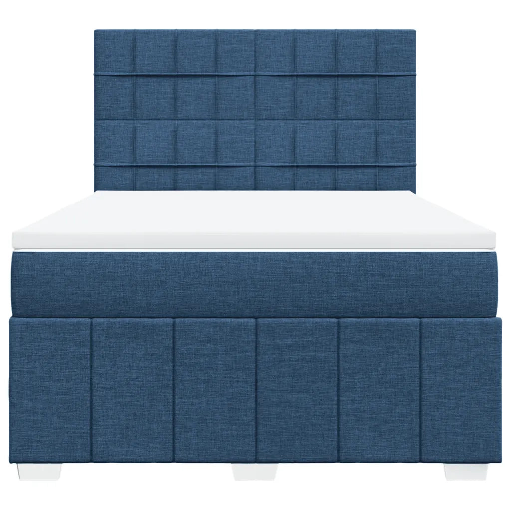 Giroletto a Molle con Materasso Blu 140x200 cm in Tessuto 3291697