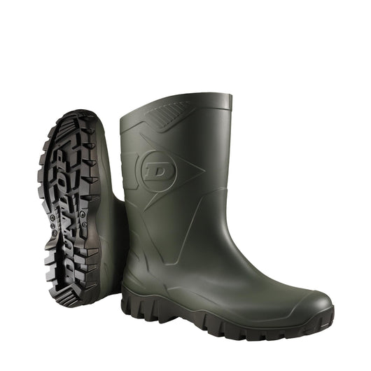 STIVALE PVC TRONCHETTO DANE DUNLOP - VERDE 40- 1 paia