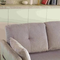 Divano Componibile a L in Velluto, Divano letto reclinabile estraibile convertibile, con sedili portaoggetti, Grigio chiaro