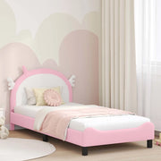 Struttura letto bambini con testata-Giroletto per bambini Rosa 90 x 200 cm PU 561000
