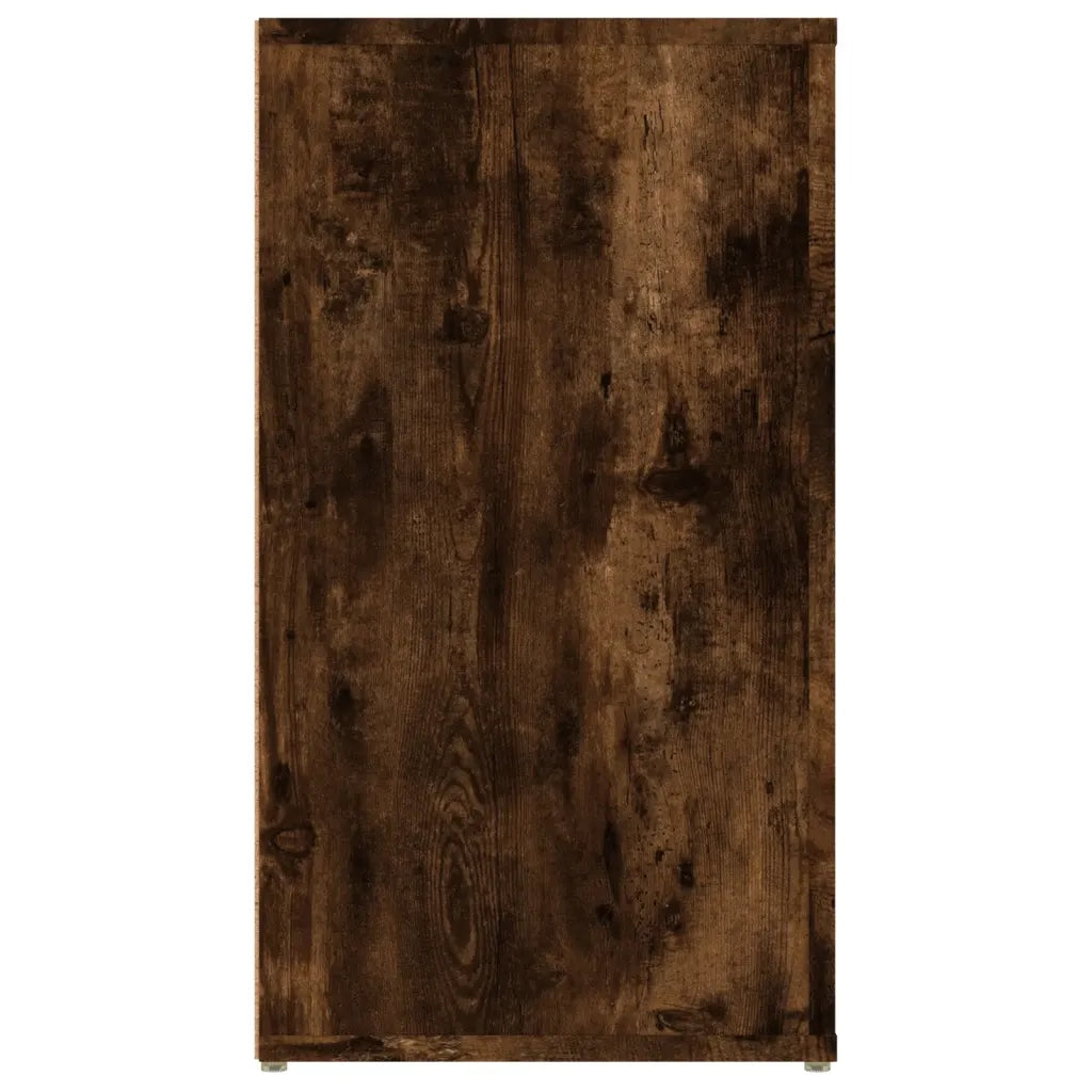 Credenza Rovere Fumo 100x33x59,5 cm in Legno Multistrato