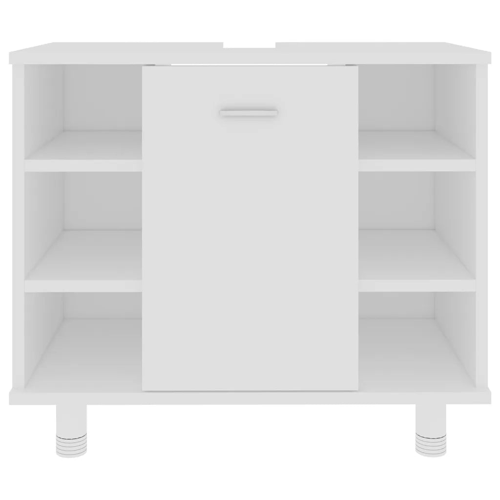 Mobile da Bagno Bianco 60x32x53,5 cm in Legno Multistrato 802633