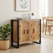 Credenza Marrone 80 x 33 x 70 cm legno massello di mango 4104748