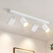 ZMH Faretto da soffitto neri GU10 max 25W rotativi 350° stile industriale per salone camera cucina corridoio