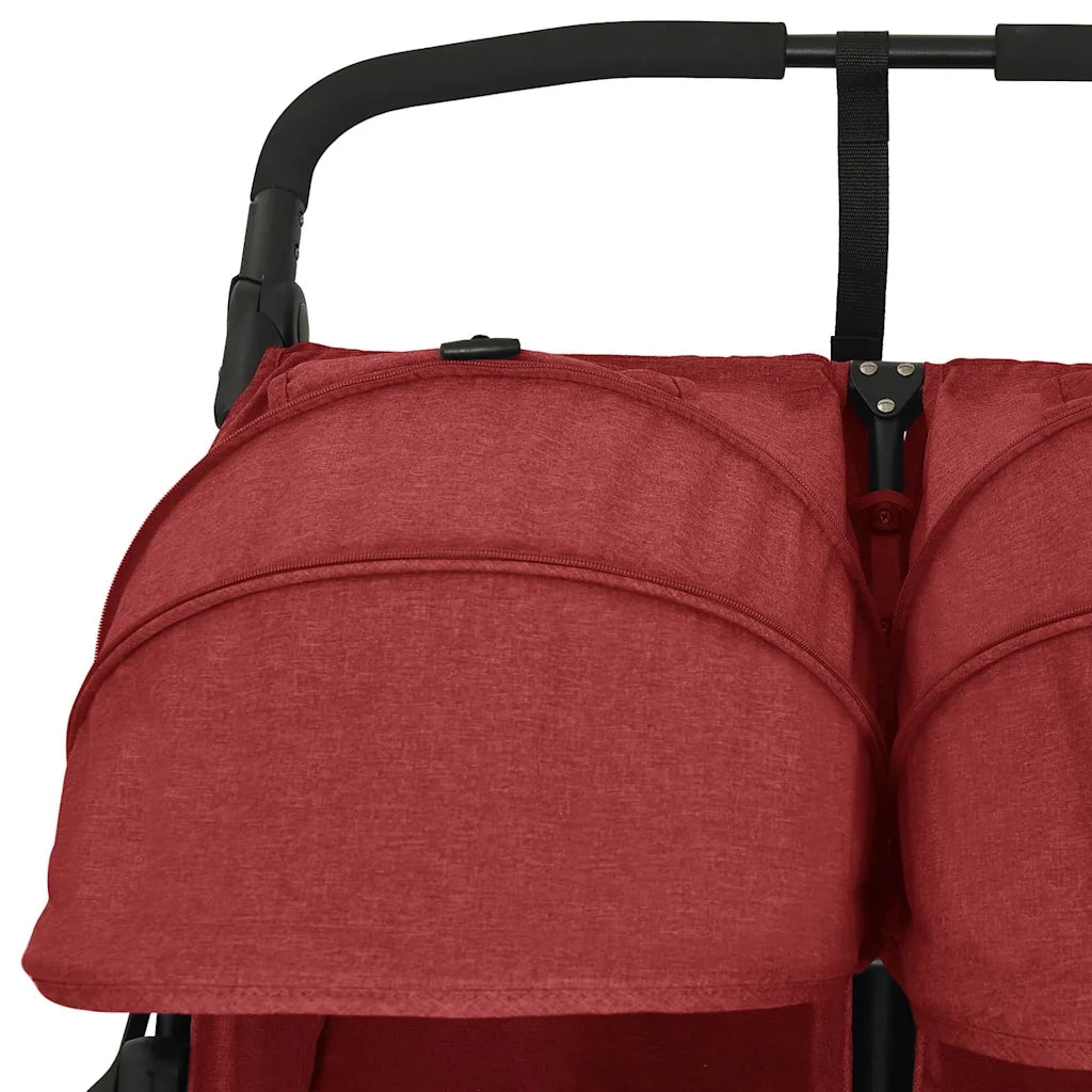 Passeggino Gemellare Rosso in Acciaio CFW6253229