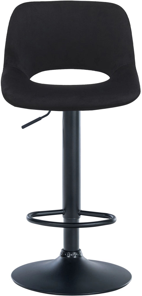Barhocker Camden Samt schwarz