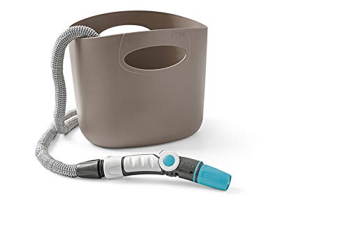 TUBO ESTENSIBILE PER GIARDINO IN KIT 'AQUAPOP 30' col. tortora  - GF