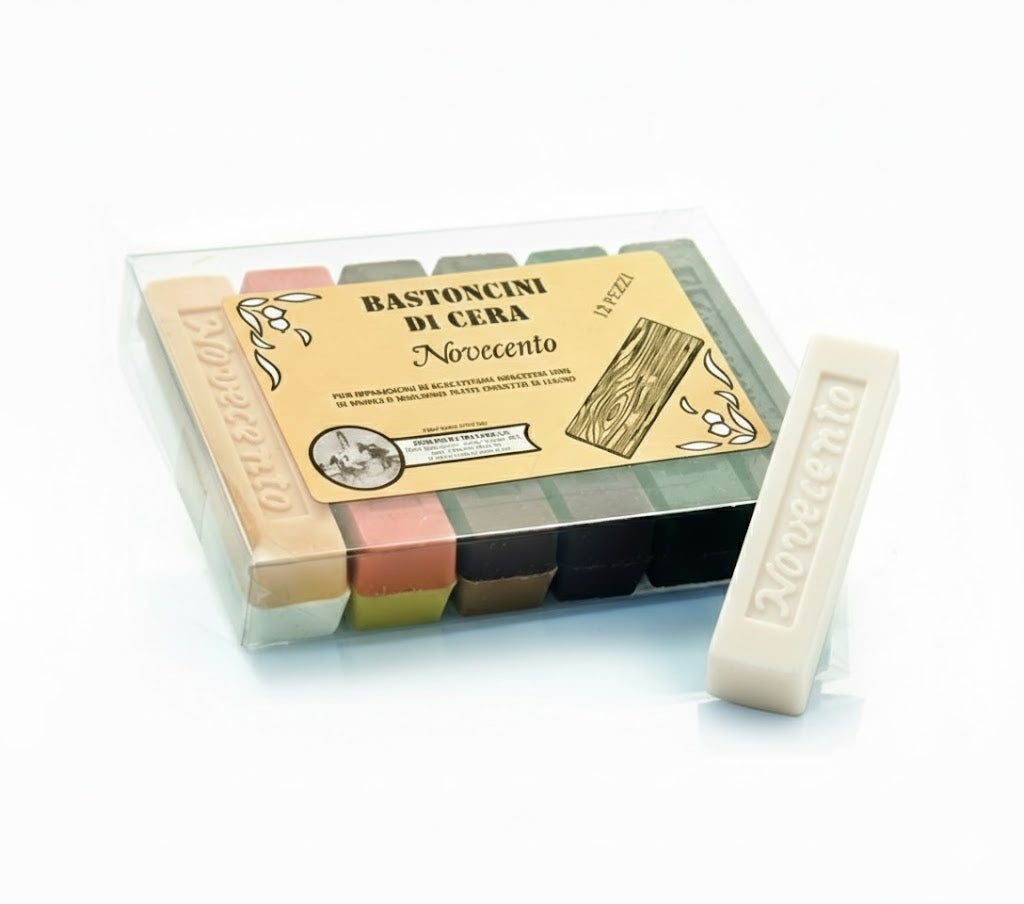 BASTONCINO DI CERA NOVECENTO BIANCO- 12,0 pz