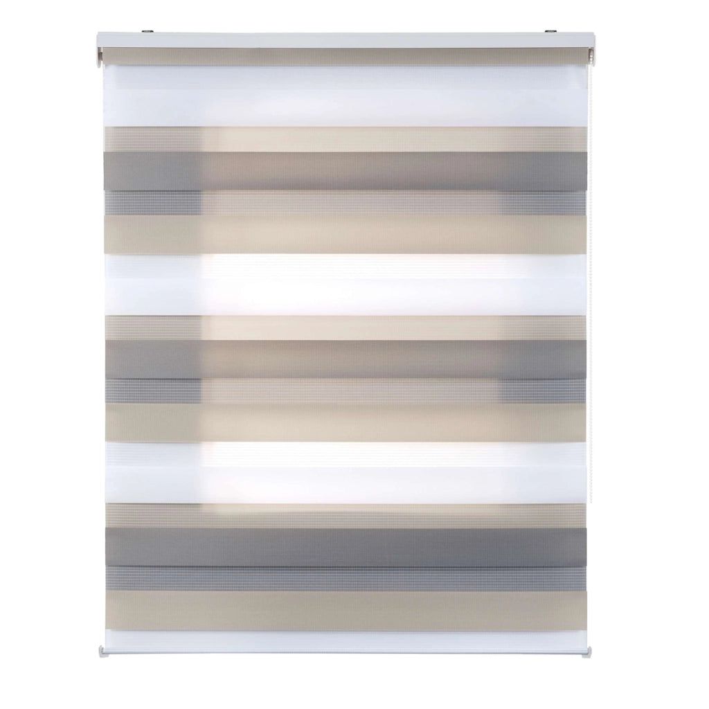 Tenda a Rullo giorno / notte Avvolgibile Con Doppio telo Tricolore 60x180 cm