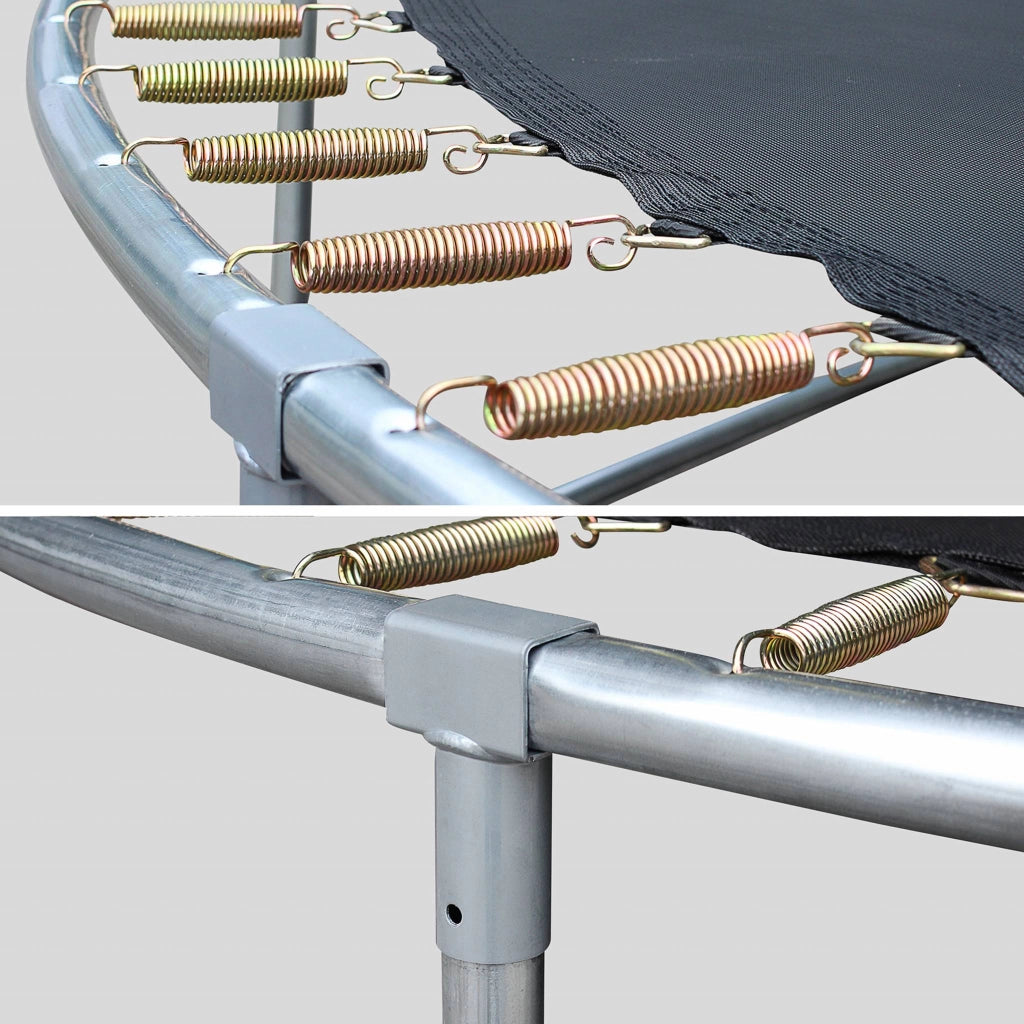 Trampolino 490cm rete di protezione, grigio