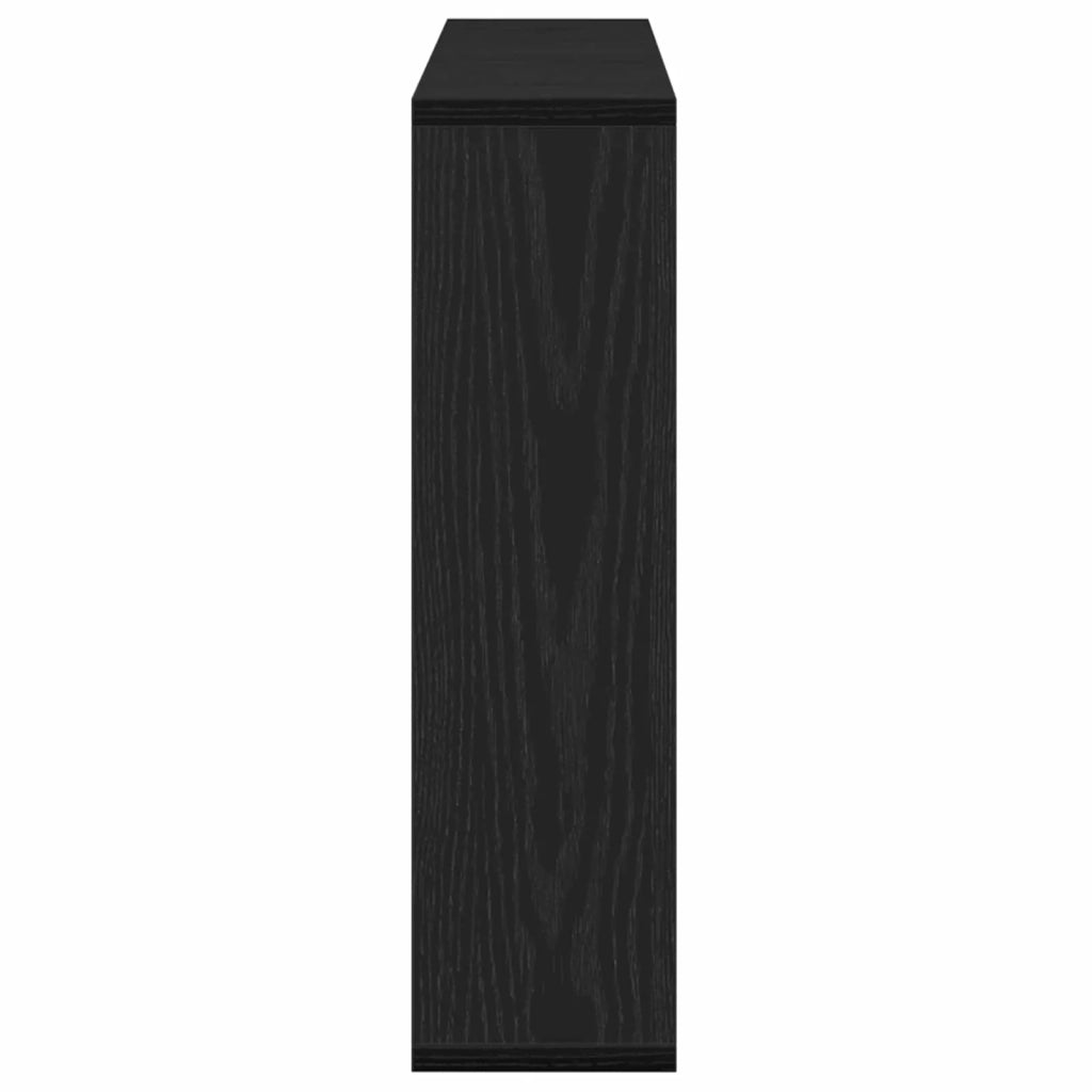 Mobiletto per specchio con specchio Rovere Nero 76 x 15 x 55 cm CFW3459699