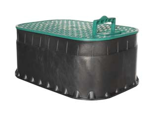 POZZETTO PVC RETTANGOLARE CON COPERCHIO- - mm.400x275x180h. - 1 pezzi RAIN