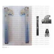 KIT 2PZ CERNIERA PORTA MOLLA FORNO SPORTELLO FORNO ARISTON ELECTROLUX REX - Ariston Indesit