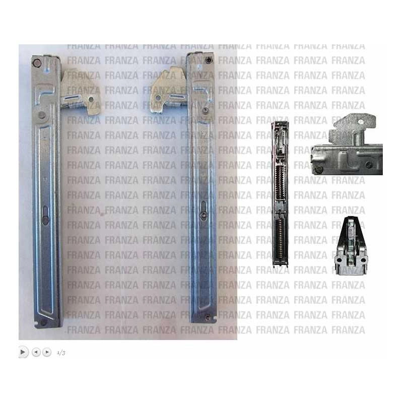 KIT 2PZ CERNIERA PORTA MOLLA FORNO SPORTELLO FORNO ARISTON ELECTROLUX REX - Ariston Indesit