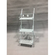 C FIORIERA C/RUO 3 RIP 54X34X78CM AZZURRO CH EPOQUE- 2,0 pz