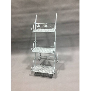 C FIORIERA C/RUO 3 RIP 54X34X78CM AZZURRO CH EPOQUE- 2,0 pz