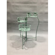 C FIORIERA 3 POSTI 44X46XH65CM VERDE SALVIA EPOQUE- 2,0 pz