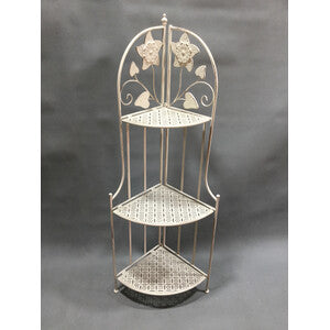 C ANGOLIERA 3 RIPIANI 49X33X126CM BIANCO ANT EPOQUE- 2,0 pz