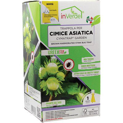 TRAPPOLA CIMICI ASIATICHE INVERDE - CONTENITORE + FERORMONE E ATTRATTIVO