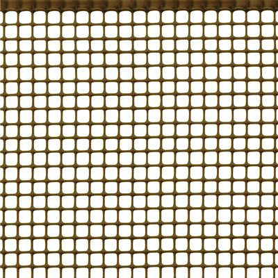 RETE PLASTICA BALCONE QUADRA TENAX - HDPE MARRONE MM 10X10 H.CM 100 ML 5