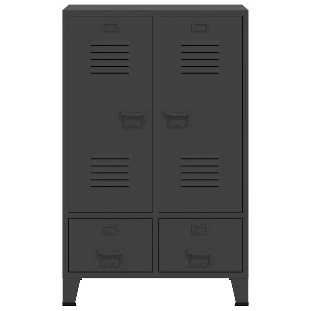 Armadio Industriale Antracite 67x35x107 cm in Acciaio 339612