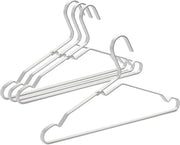 Hangers per Abbigliamento in Alluminio - Set da 4 - Argento - Organizzatore di Spazio per la Cabina Armadio