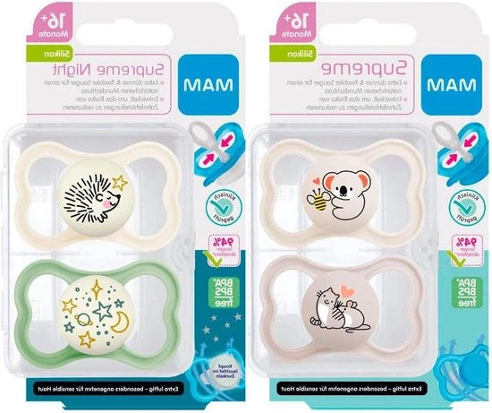 Set di spazzoli interdental in silicone Supreme16+ unisex da 4 pezzi - inclusi 2 scatole da viaggio