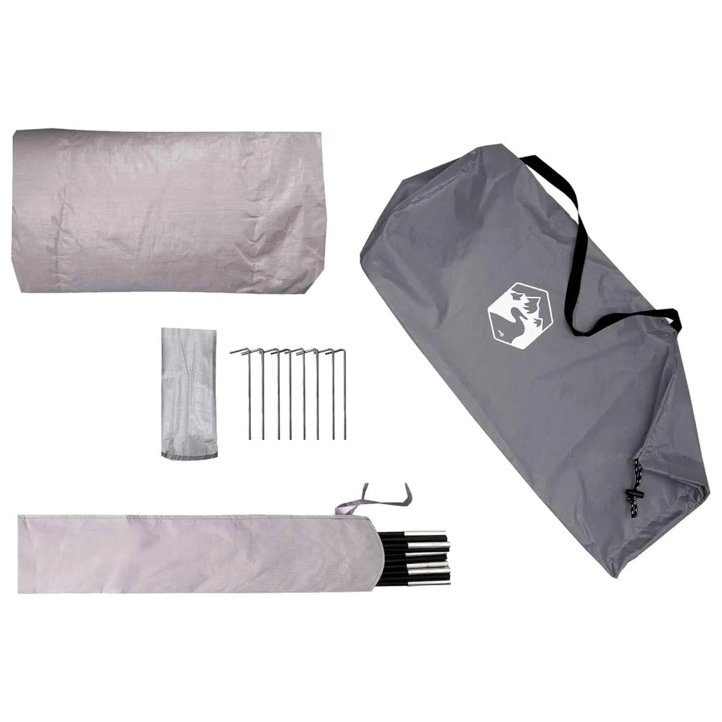 Tenda da Trekking Impermeabile 2 persona Grigio e arancione 42042228