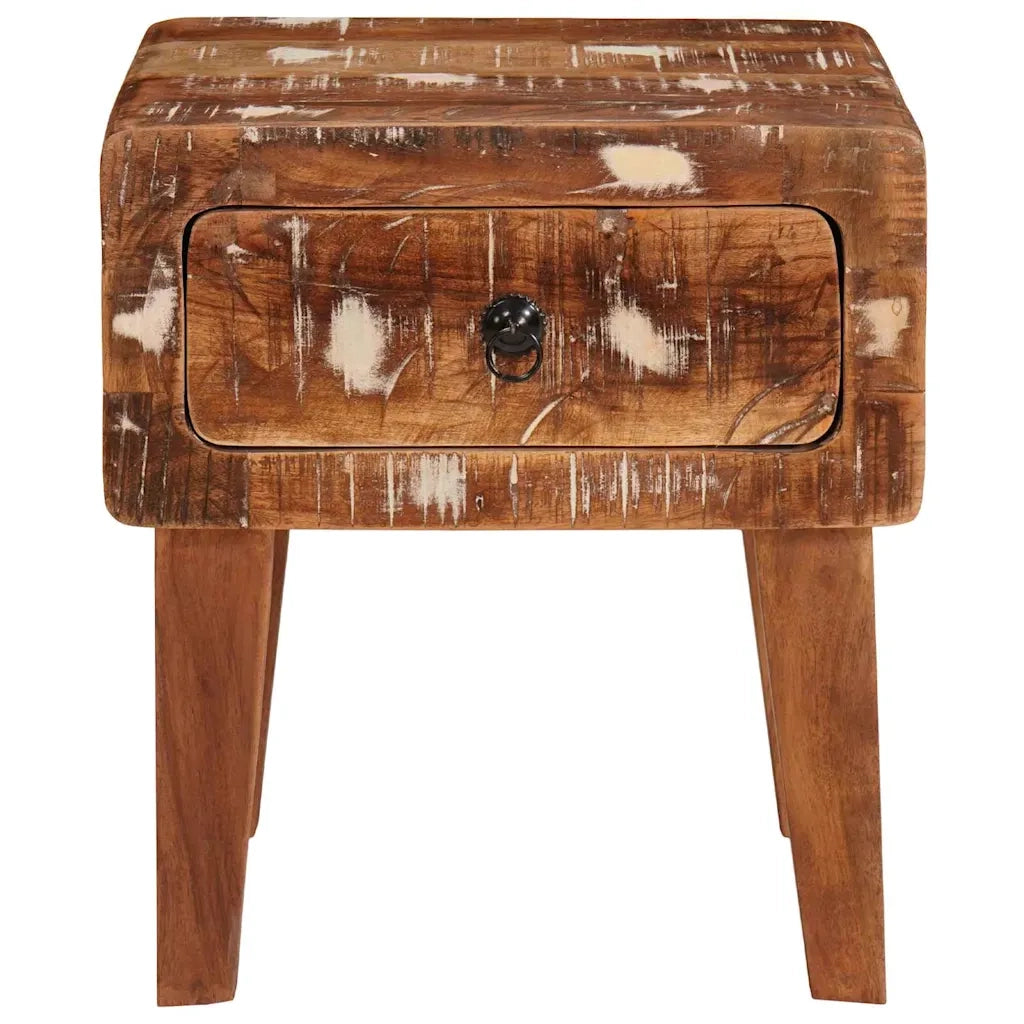 vidaXL Tavoli da Fine Multicolore legno massello di riciclo