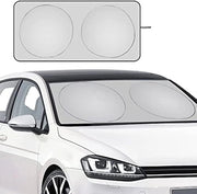 Ombrellone per auto - Protezione UV e solare - Ombrellone op poggiolo - Per parabrezza - 160x86cm - Mantenimento del raffreddamento dell'auto