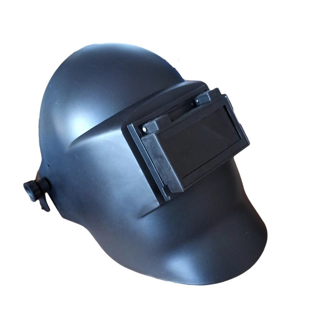 Trade Shop - Maschera Per Saldatura Casco Per Fabbro Protezione A Cristalli Liquidi Visiera -