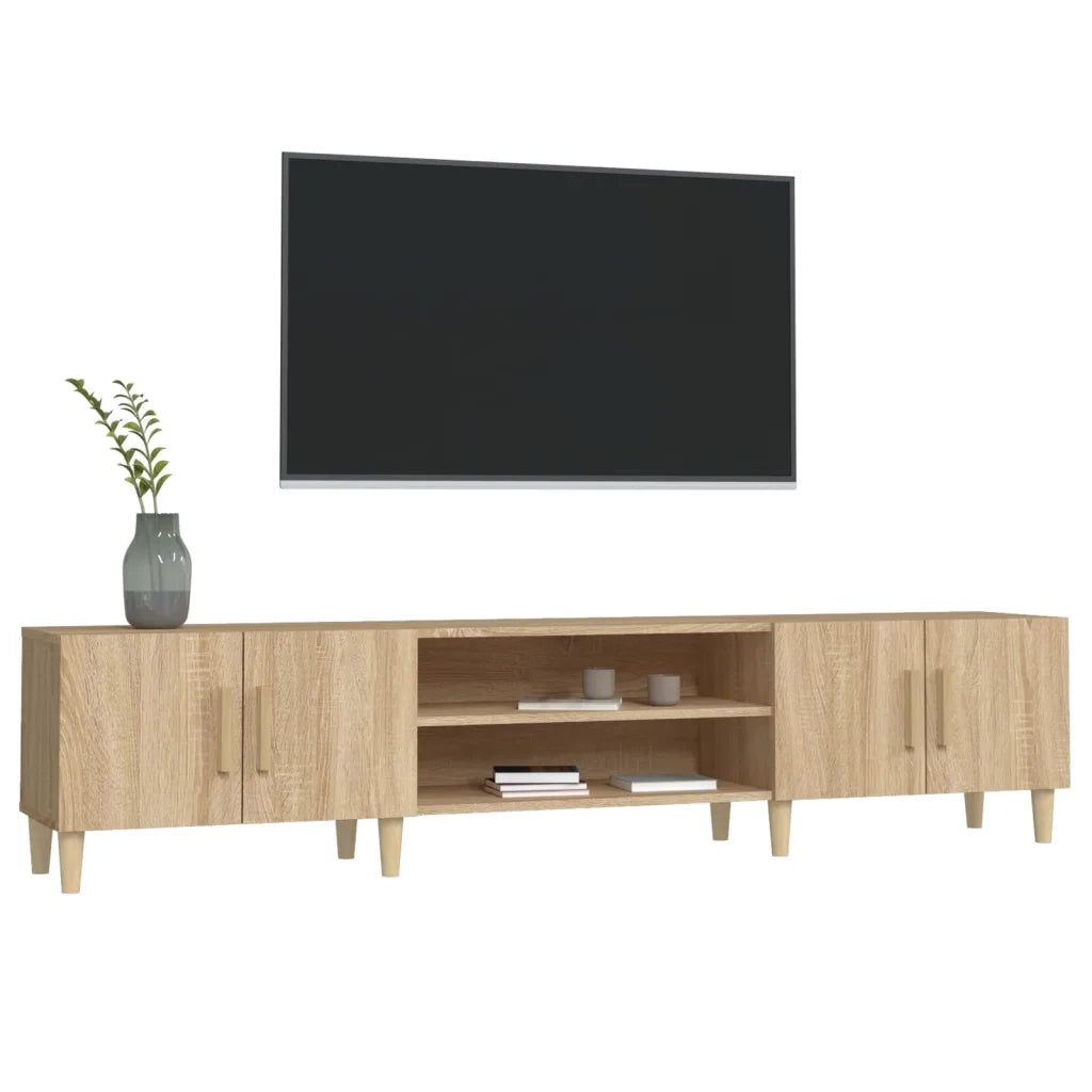 Mobile TV Rovere Sonoma 180x31,5x40 cm Legno ingegnerizzato 816259