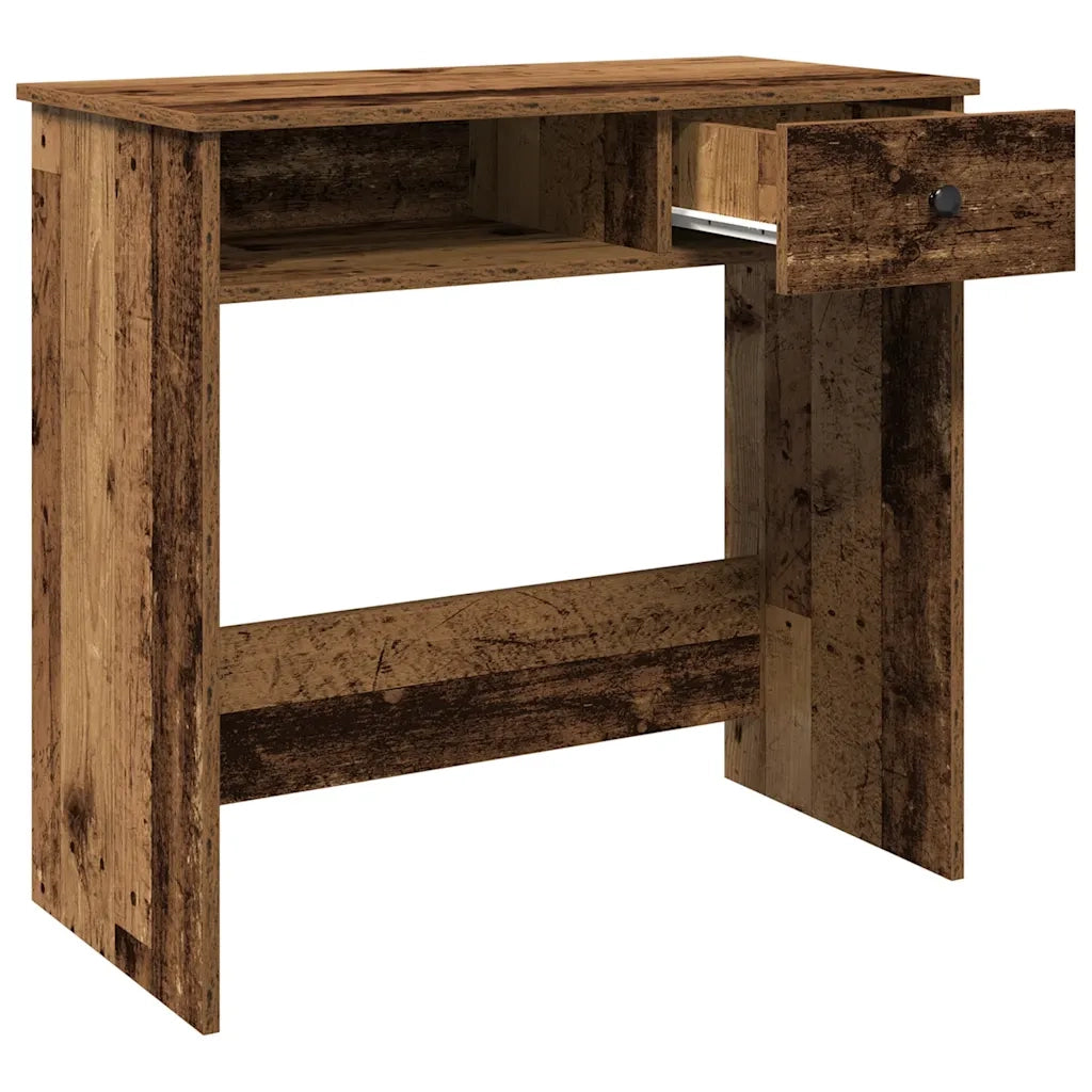 Scrivania Legno Antico 80x40x75 cm in Truciolato 860479