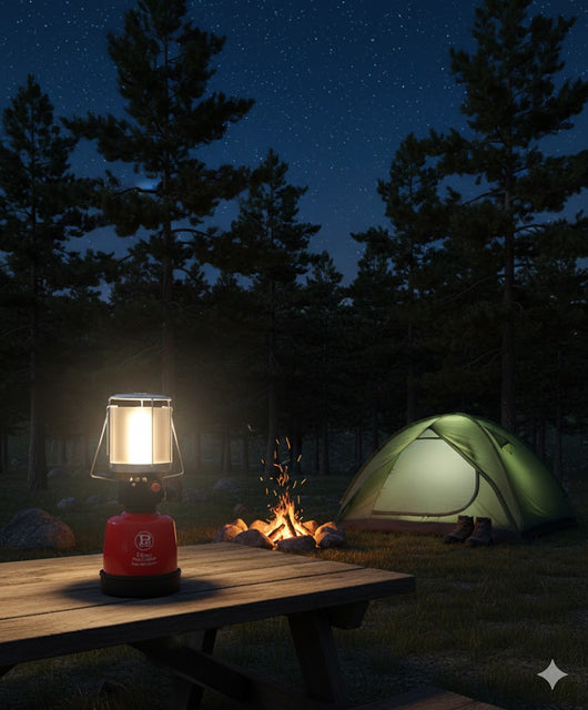 Lampada a gas Firefly 100 P Accensione Piezo Acciaio Cromato