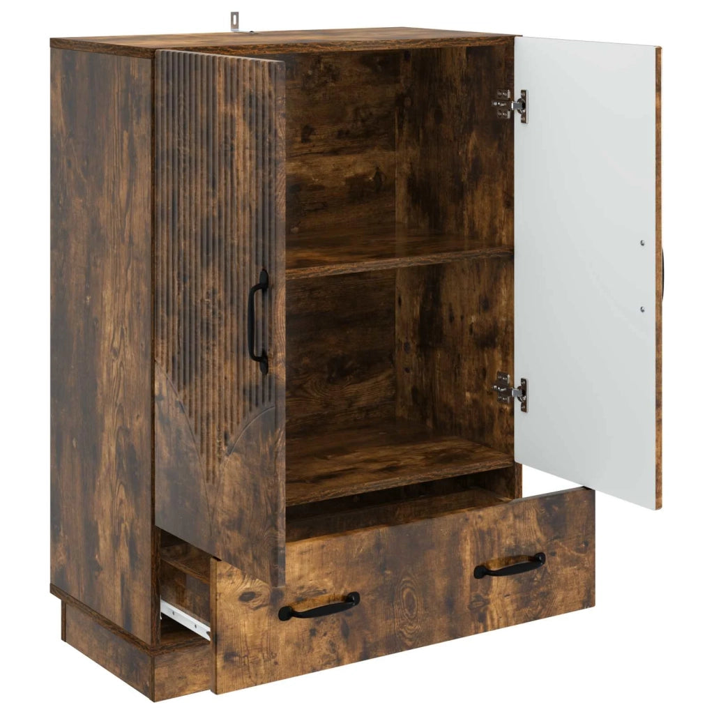 Credenza Rovere Fumo 66 x 34,5 x 92 cm Legno ingegnerizzato