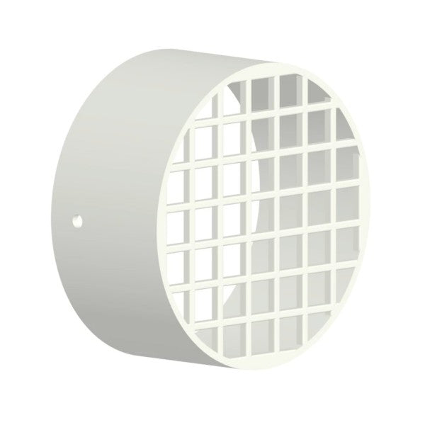 GRIGLIA ASPIRAZIONE ARIA IN PP BIANCO ø80