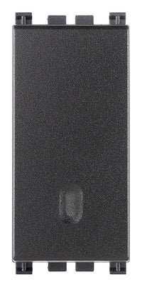 VIMAR Pulsante 1P NO 10A grigio - 19008