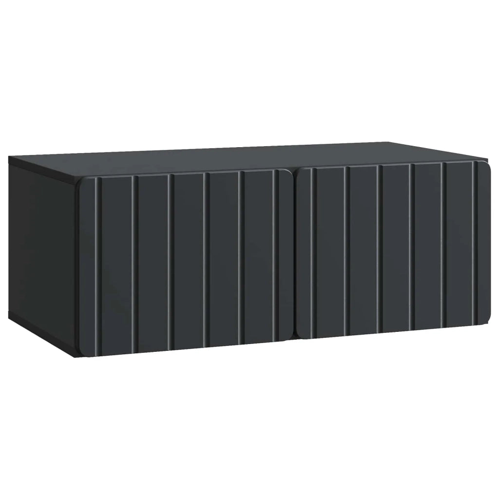 Mobile Porta TV da Muro Nero 78,5 x 41 x 30 cm 898346