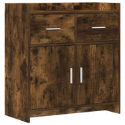 Credenza Rovere Fumo 75 x 36 x 80 cm Legno ingegnerizzato 8011119