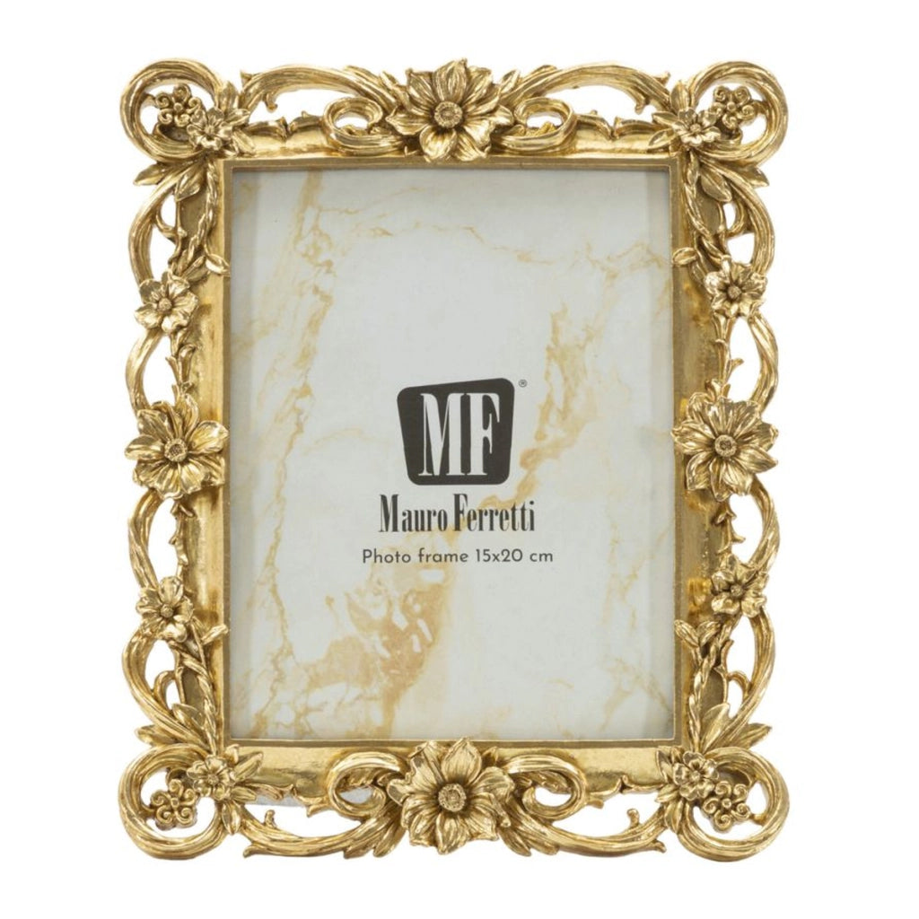 Cornice portafoto Classic oro dal profilo tradizionale 15x20 cm