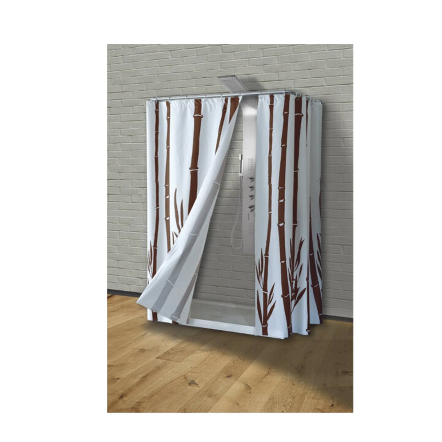 TENDA VINILE BAMBOO MARRONE