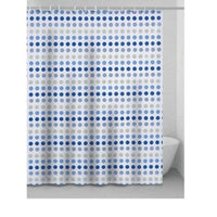 TENDA VINILE PALLINE AZZURRO