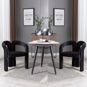 Sedie da Pranzo Imbottite in Velluto, Set 2 Pezzi ¨C Xylo ¨C Design Moderno, Soggiorno e Cucina