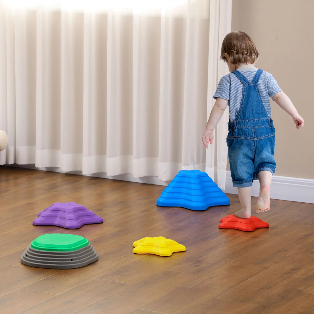Set tappeti da gioco per bambini ¨C zephmum ¨C stelle marine, 5 pezzi, 80x